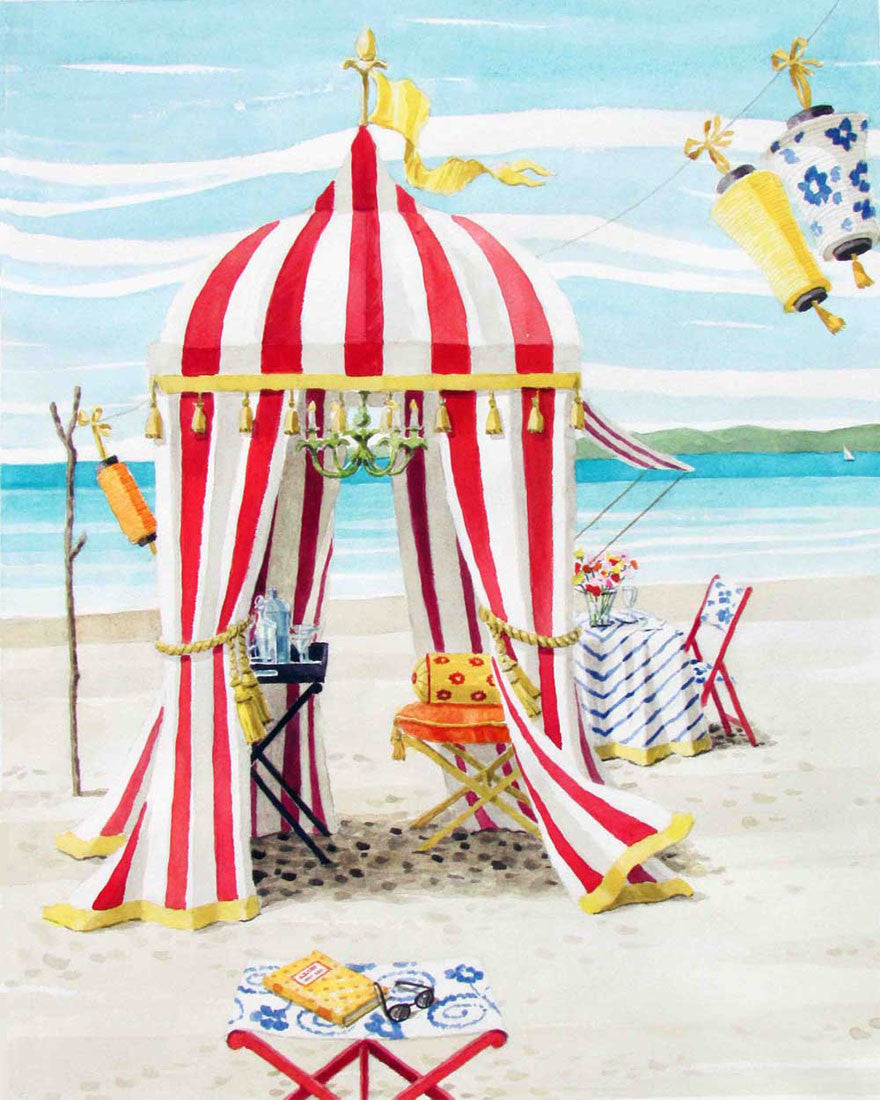 harrison changing tent At the Beach – Harrison Howard